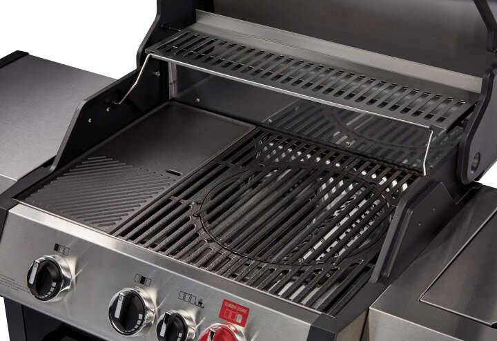 Enders Gasgrill "Monroe Black Pro 3 K Turbo" inkl. Gussrost + Wetterschutzhaube Enders Gasgrill "Monroe Black Pro 3 K Turbo" inkl. Gussrost + Wetterschutzhaube